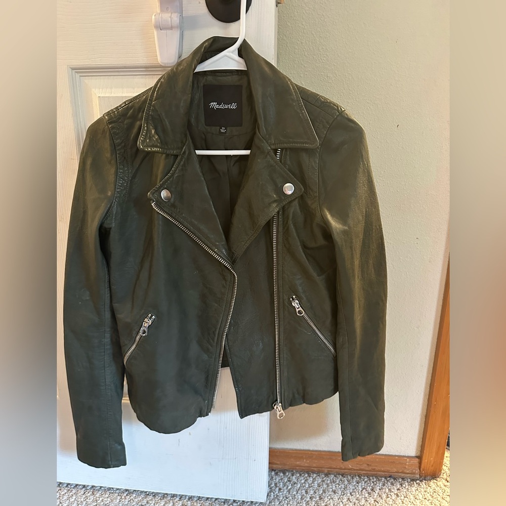 Madewell leather moto jacket
